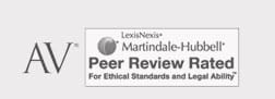 LexisNexis AV Peer Review Rated for Ethical Standards And Legal Ability by Martindale-Hubbell