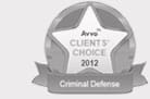 Criminal Defense Avvo Clients Choice 2012